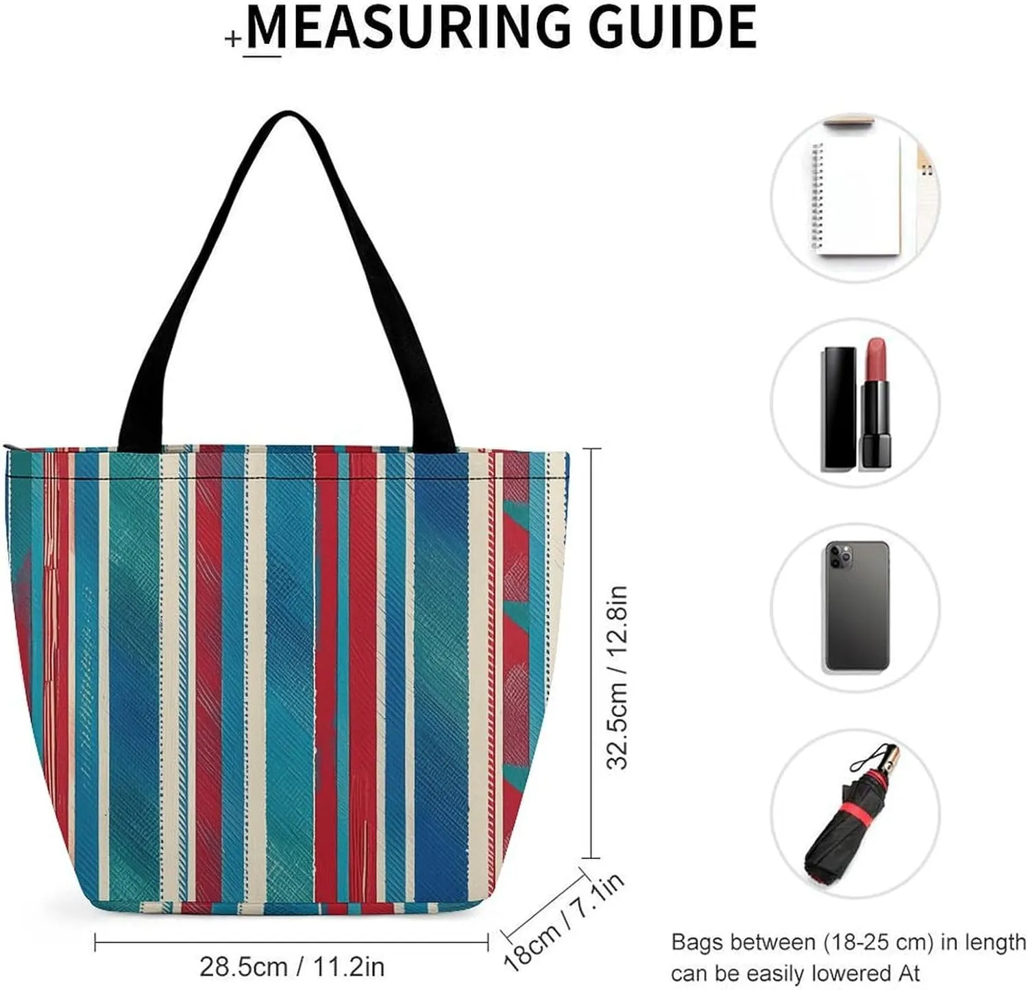 Tote Bag Reusable Grocery Bag Foldable Shopping Bag Extra Large Shoulder Bag Blue White Coral Tote Bag for Travel