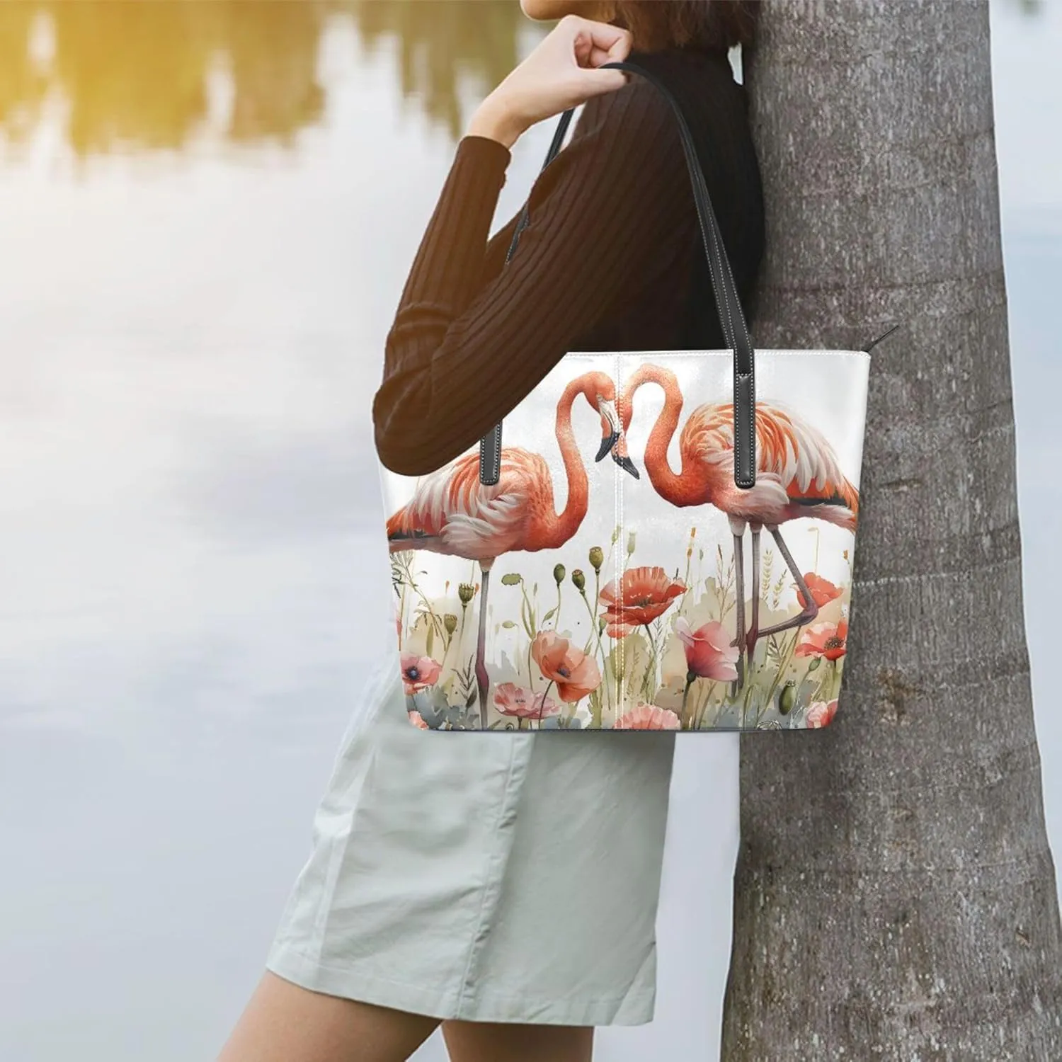 Tote Bag Skeleton Women Purses Handbags