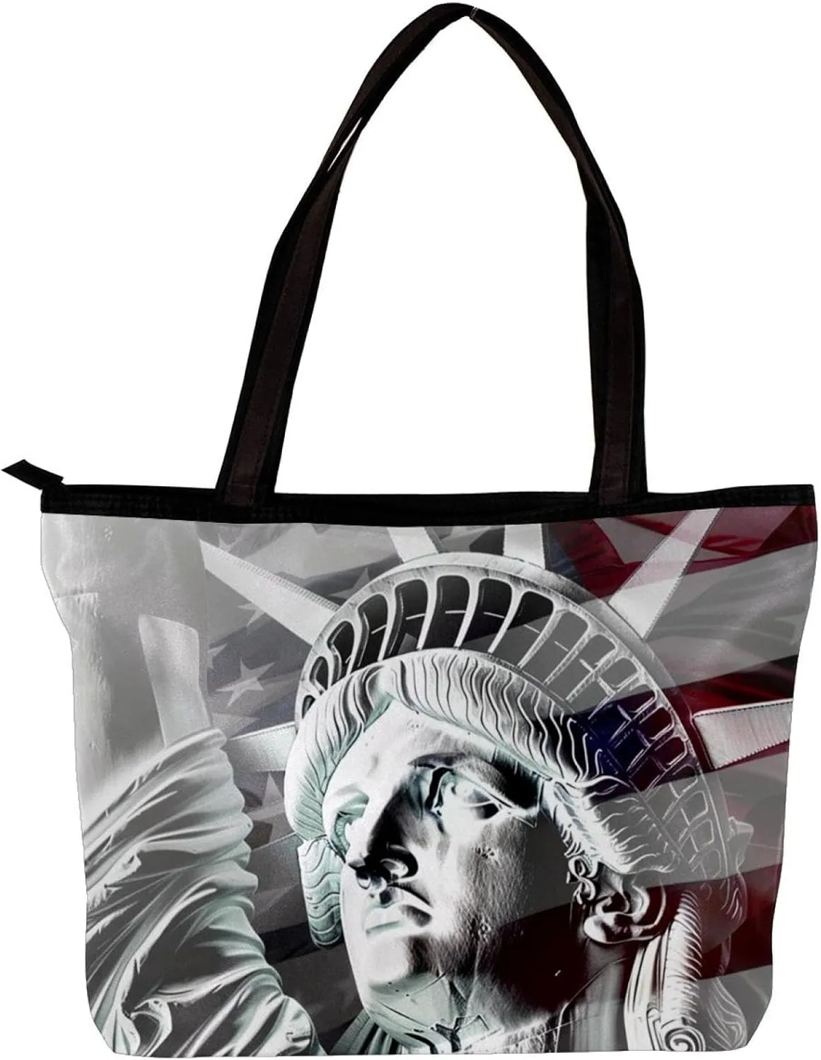 Tote Bags, Large Tote Bags for Women, Women's Tote Handbags, Statue of Liberty, Womens Tote Bags for Work