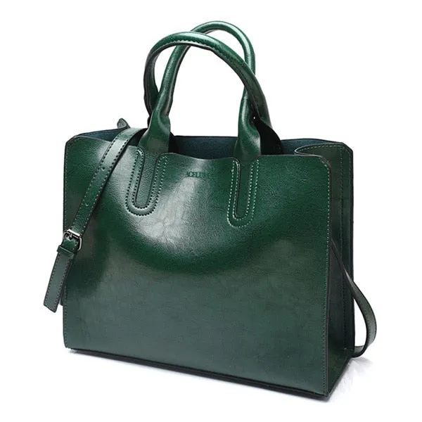 Tote Female Handbags Trunk High Spring promotion Brand Women Quality Bag ACELURE Leather Bag Shoulder Spanish Ladies Large Casual Clear communication Bags Bolsos Big