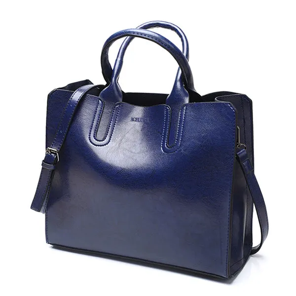 Tote Female Handbags Trunk High Spring promotion Brand Women Quality Bag ACELURE Leather Bag Shoulder Spanish Ladies Large Casual Clear communication Bags Bolsos Big