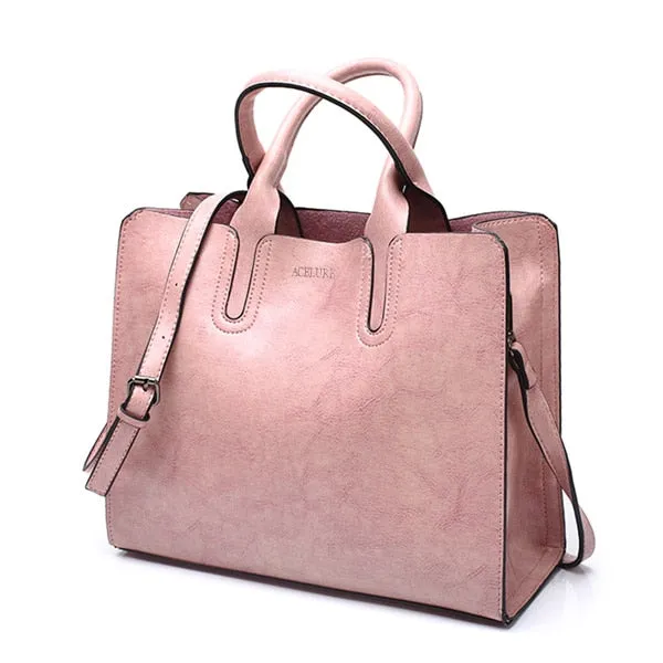 Tote Female Handbags Trunk High Spring promotion Brand Women Quality Bag ACELURE Leather Bag Shoulder Spanish Ladies Large Casual Clear communication Bags Bolsos Big