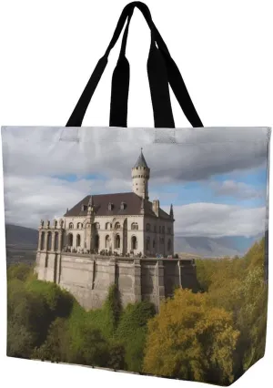 Travel Tote Bags for Women,beach Tote Bag,Historical Monuments of Armenia Printed Shoulder Handbag,suitable for Shopping,travel., 40x40x16cm