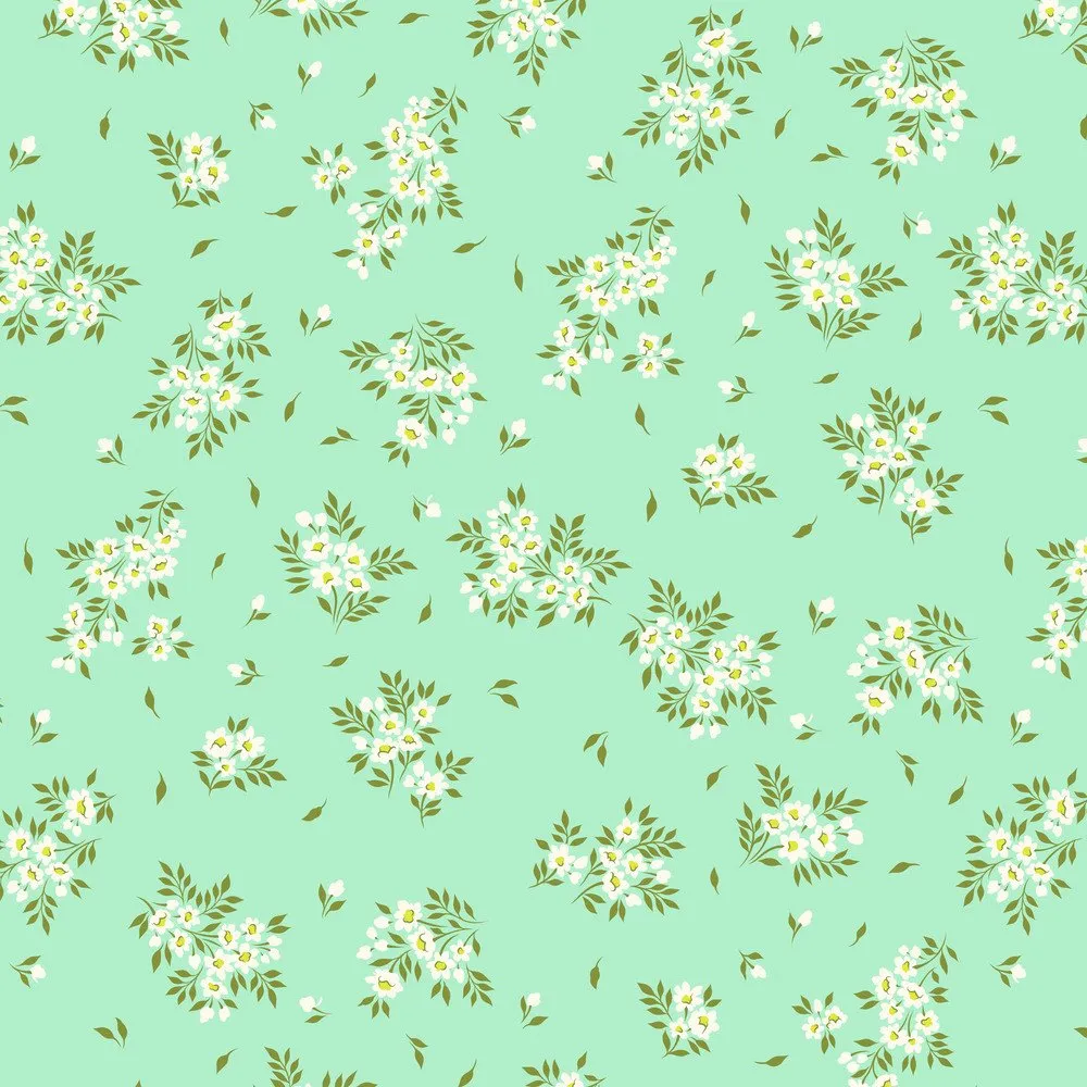 True Colors 2025 Tula Pink  - What a ditz Spearmint