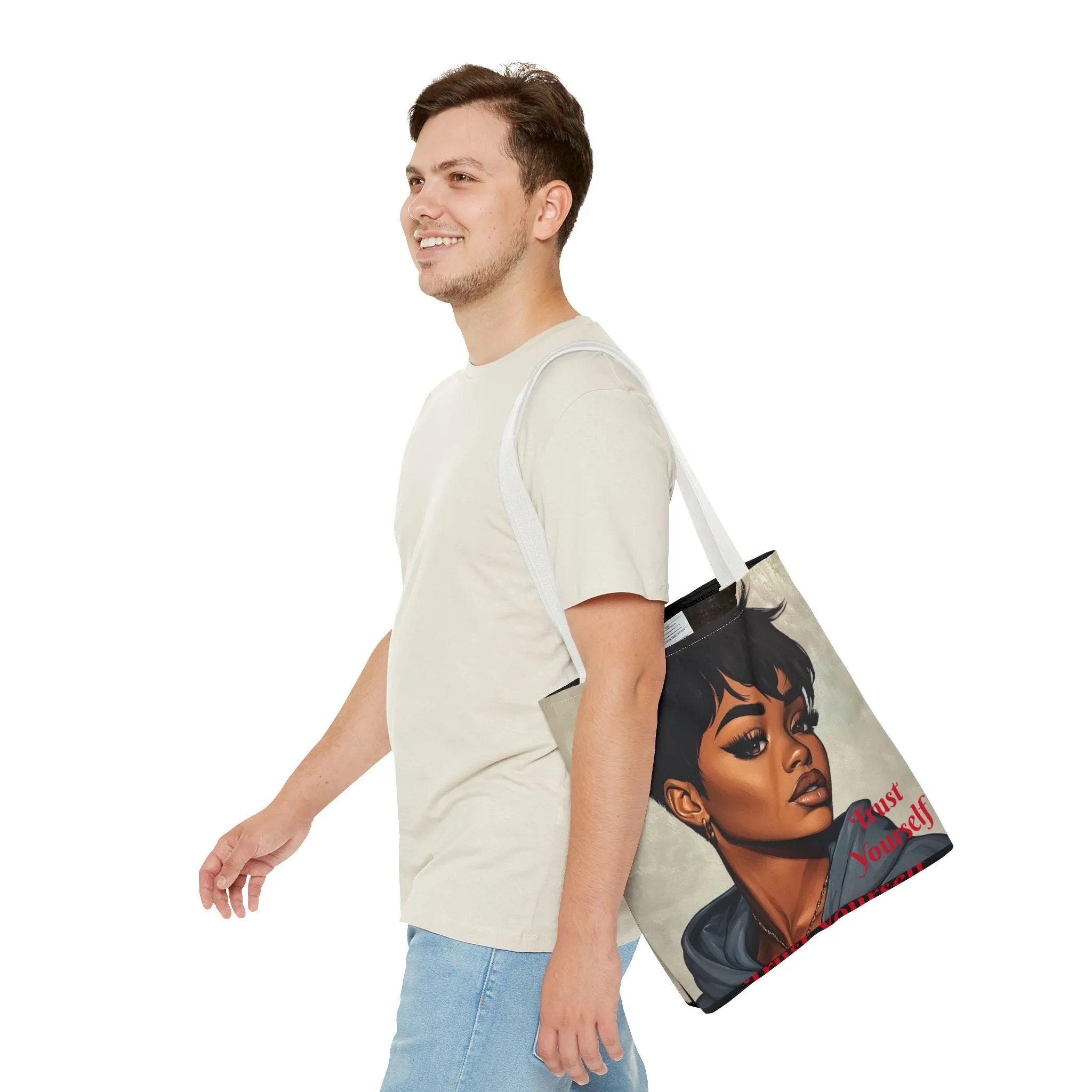 Trust Yourself Tote Bag (AOP) #T10