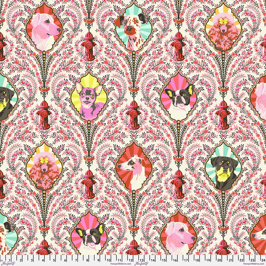 Tula Pink Besties - Puppy Dog Eyes - Blossom