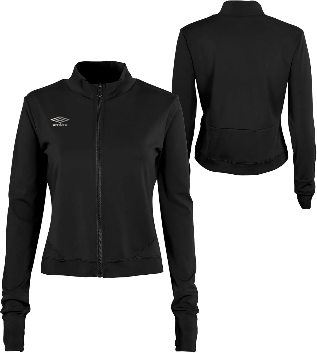 Umbro Women's Pivot Mock Neck Full Zip Knit Top