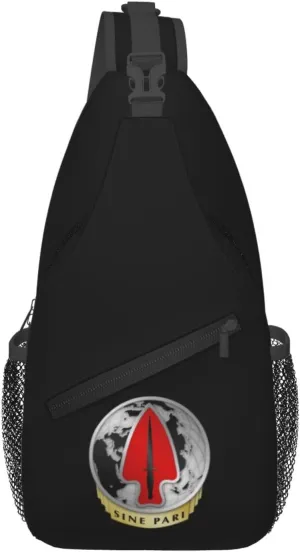 United States Army Special Operations Command Dui Crossbody Bags For Women Men Chest Backpack Gym Shoulder Bag Travel Outdoor Sports Casual Crossbody Bags