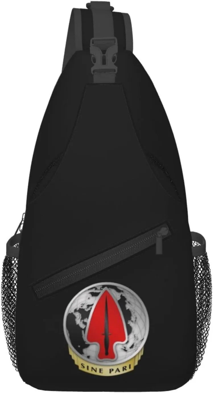United States Army Special Operations Command Dui Crossbody Bags For Women Men Chest Backpack Gym Shoulder Bag Travel Outdoor Sports Casual Crossbody Bags