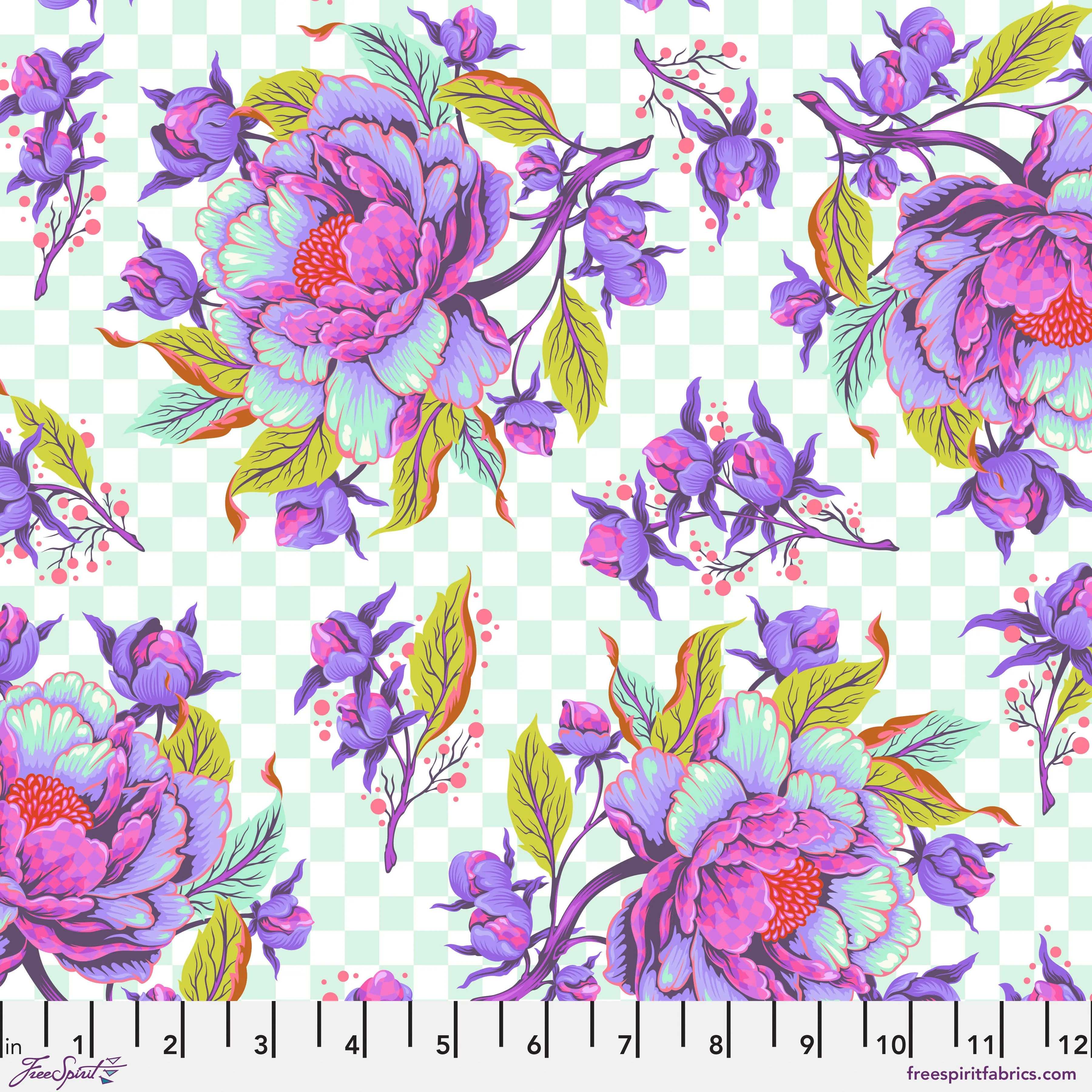 Untamed Tula Pink  -Peony for your thoughts