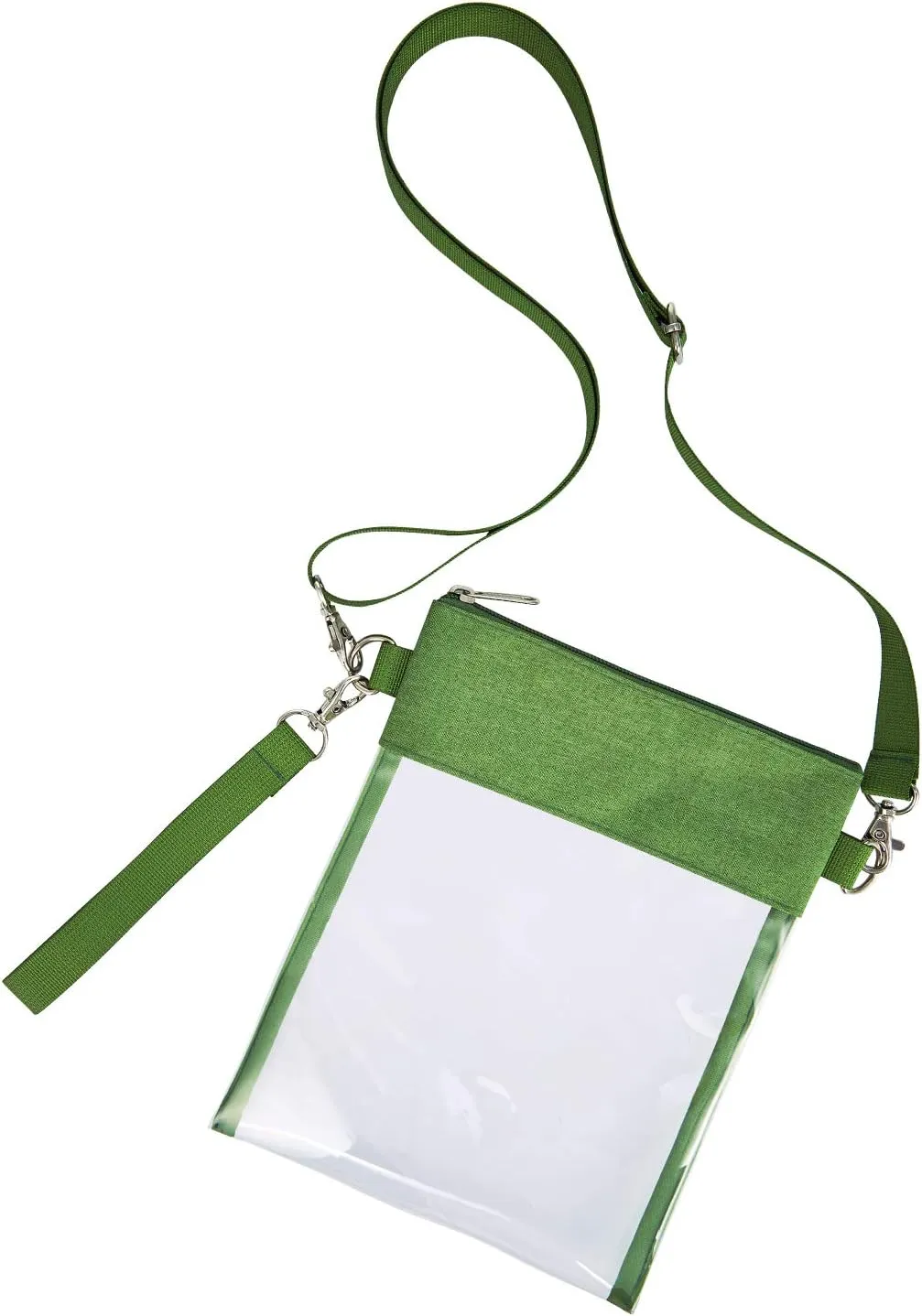 USPECLARE Clear Crossbody Purse Bag Stadium Approved Clear Tote Bag for Work Concert Sports
