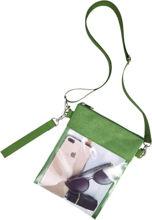 USPECLARE Clear Crossbody Purse Bag Stadium Approved Clear Tote Bag for Work Concert Sports