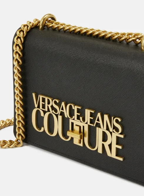 Versace Jeans Couture Saffiano Lock Crossbody Bag
