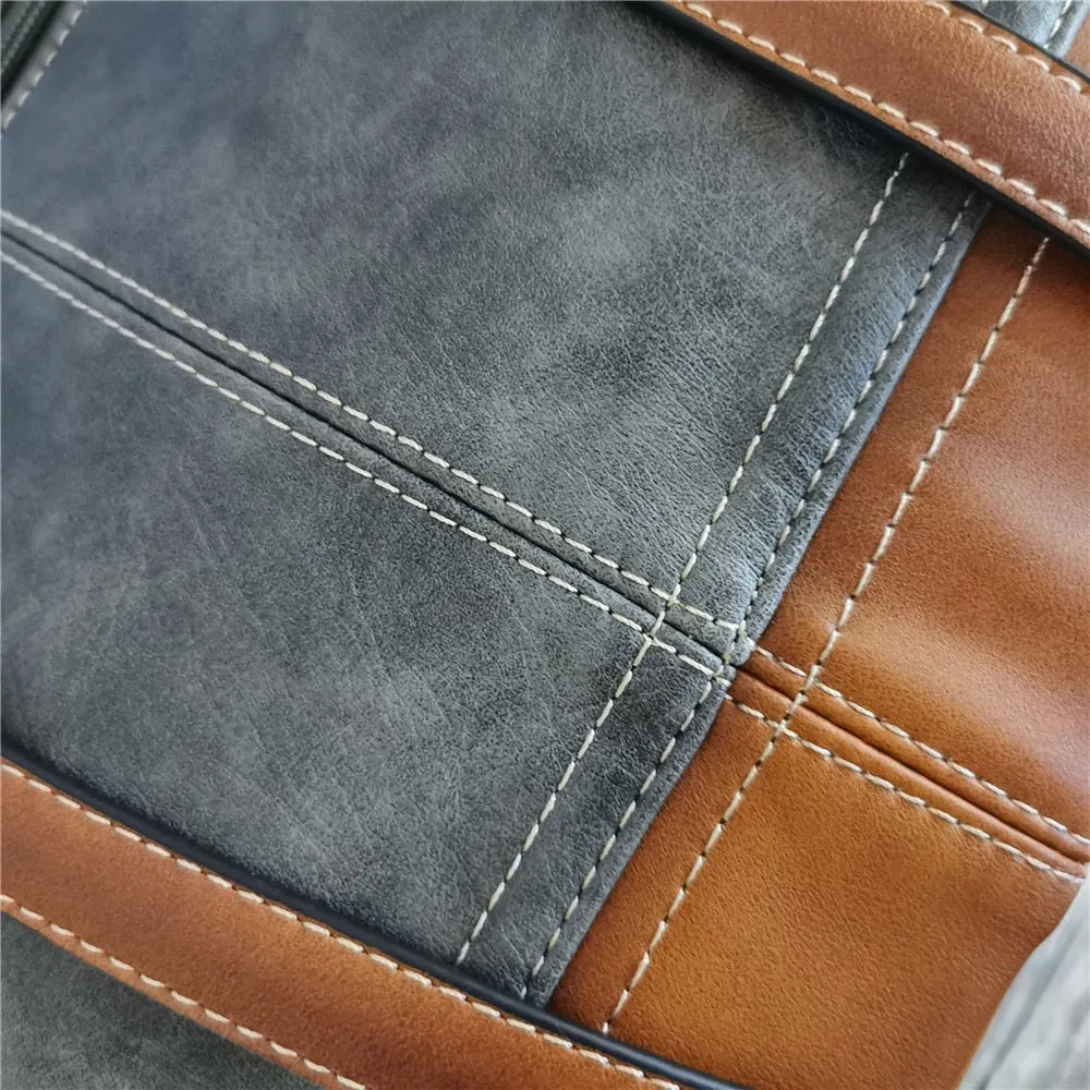 Vintage Handbag New 2020 Leather Bags for Women Lady's Travel Totes Hand Bag Large Capacity Shoulder Designer Bolsa Femini