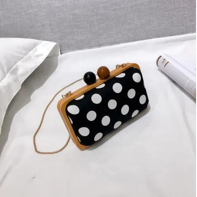 Vintage Polka Dot Design Messenger Bag