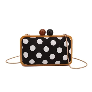 Vintage Polka Dot Design Messenger Bag