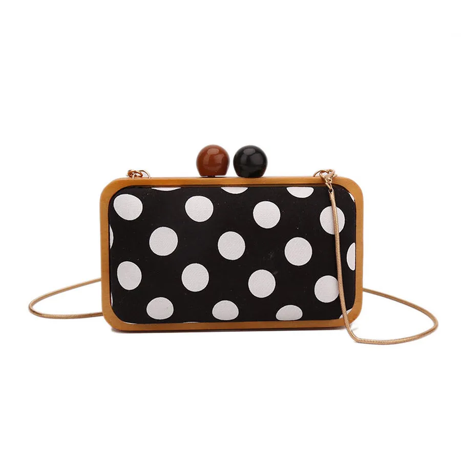 Vintage Polka Dot Design Messenger Bag