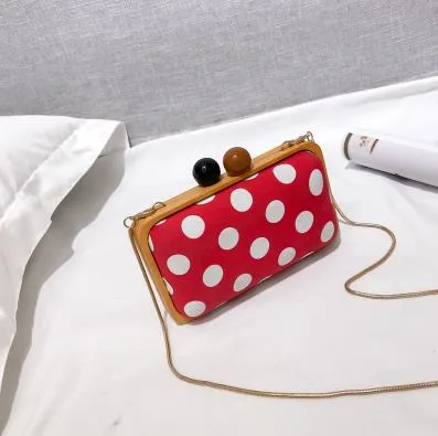 Vintage Polka Dot Design Messenger Bag