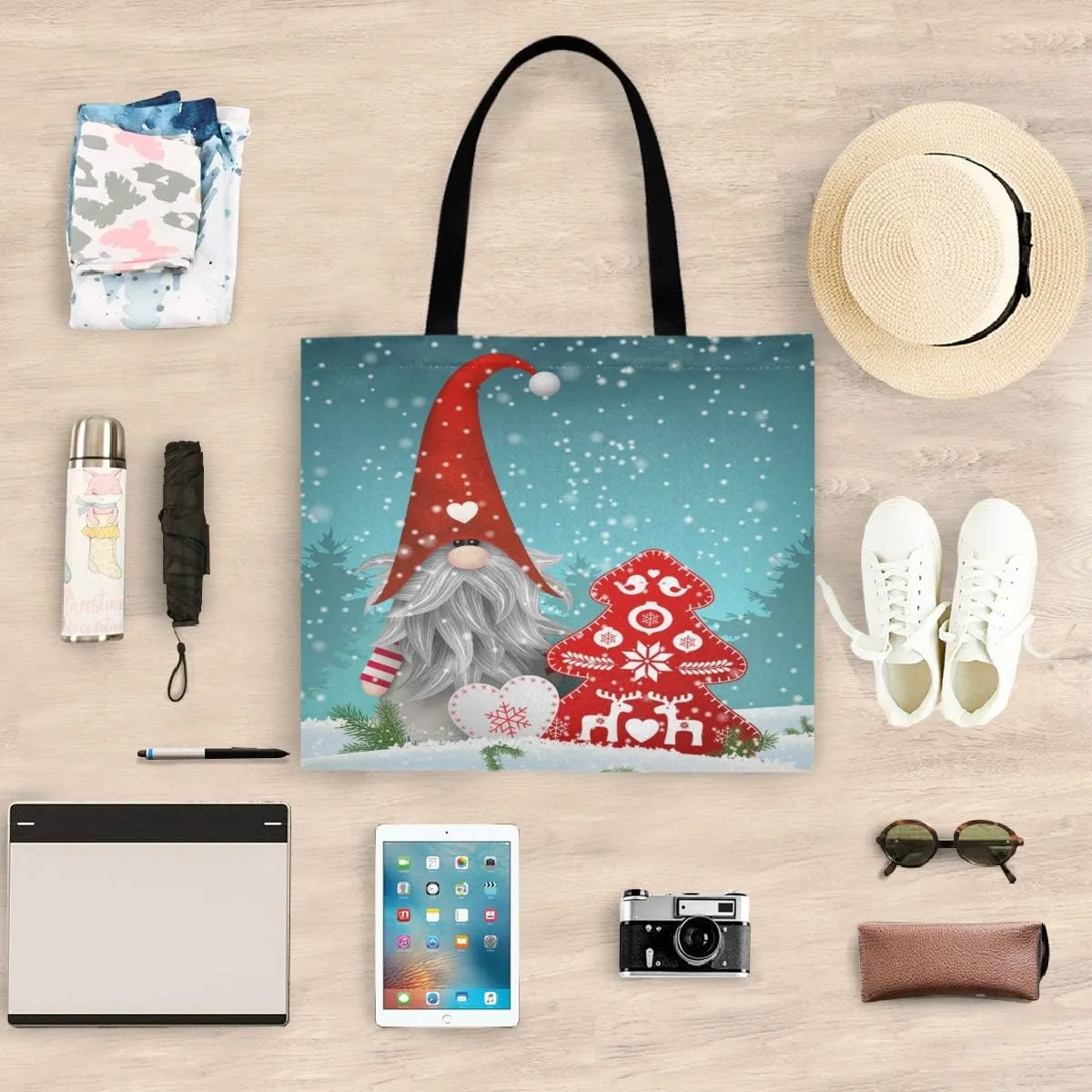 visesunny Large Tote Bag Shoulder Bag Shopping Casual Travel Bag Handbags for Women Lady Girl Teens Gym Beach Daily