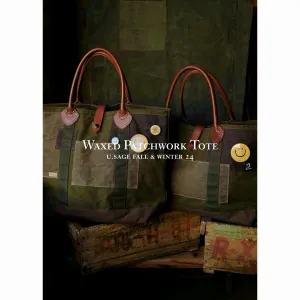 Waxed Patchwork Tote