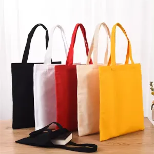 Wholesale Eco-Friendly Colorful Canvas Tote Bags
