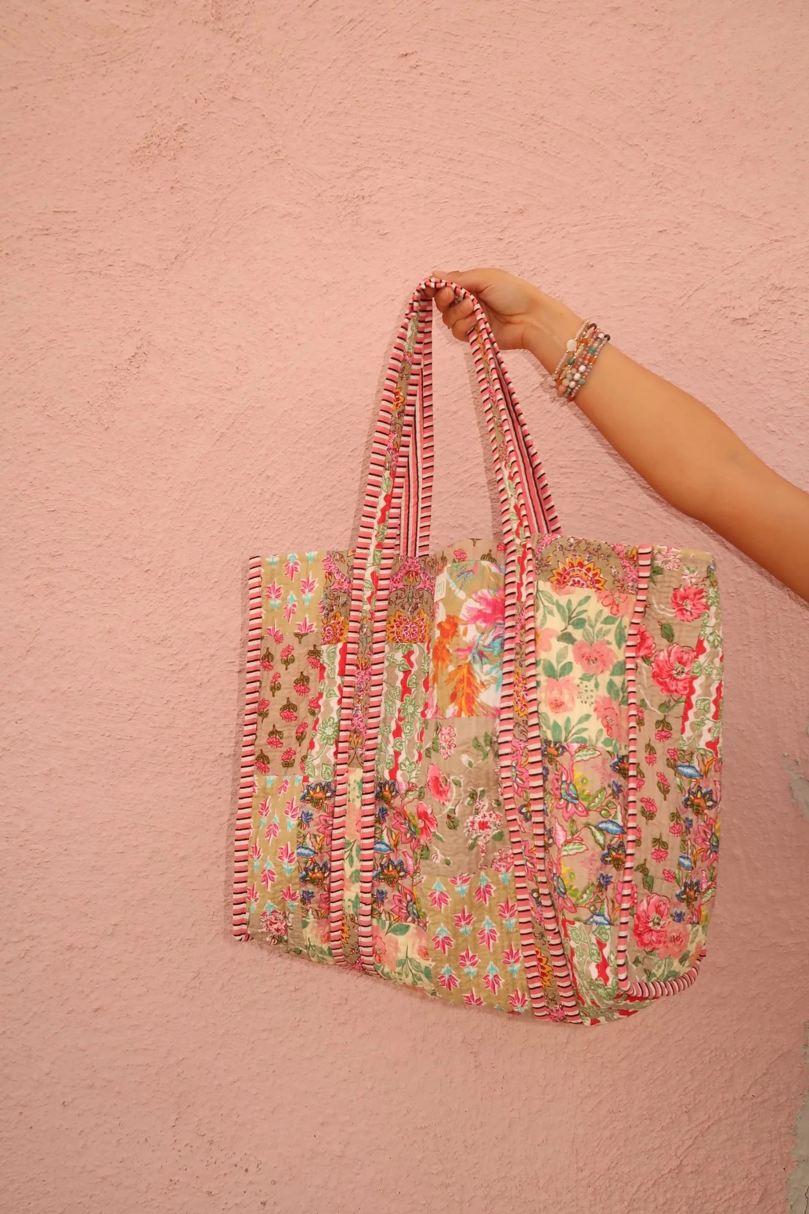 Willa Quilted Tote Bag