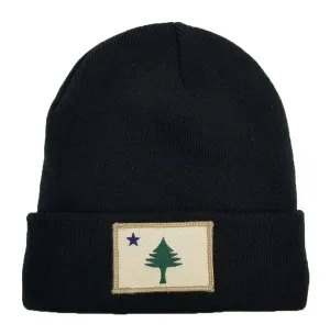 Winter Hat - Maine Flag Fleece-Lined