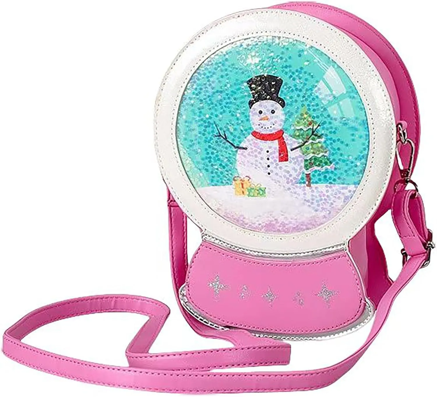 Women Fun House Shaped Crossbody Shoulder Bag Handbag PVC Unique Novelty House Purse