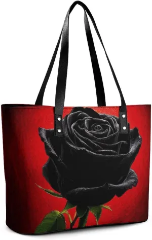 Women Tote Bags Handbags PU Leather Shoulder Casual Handbags