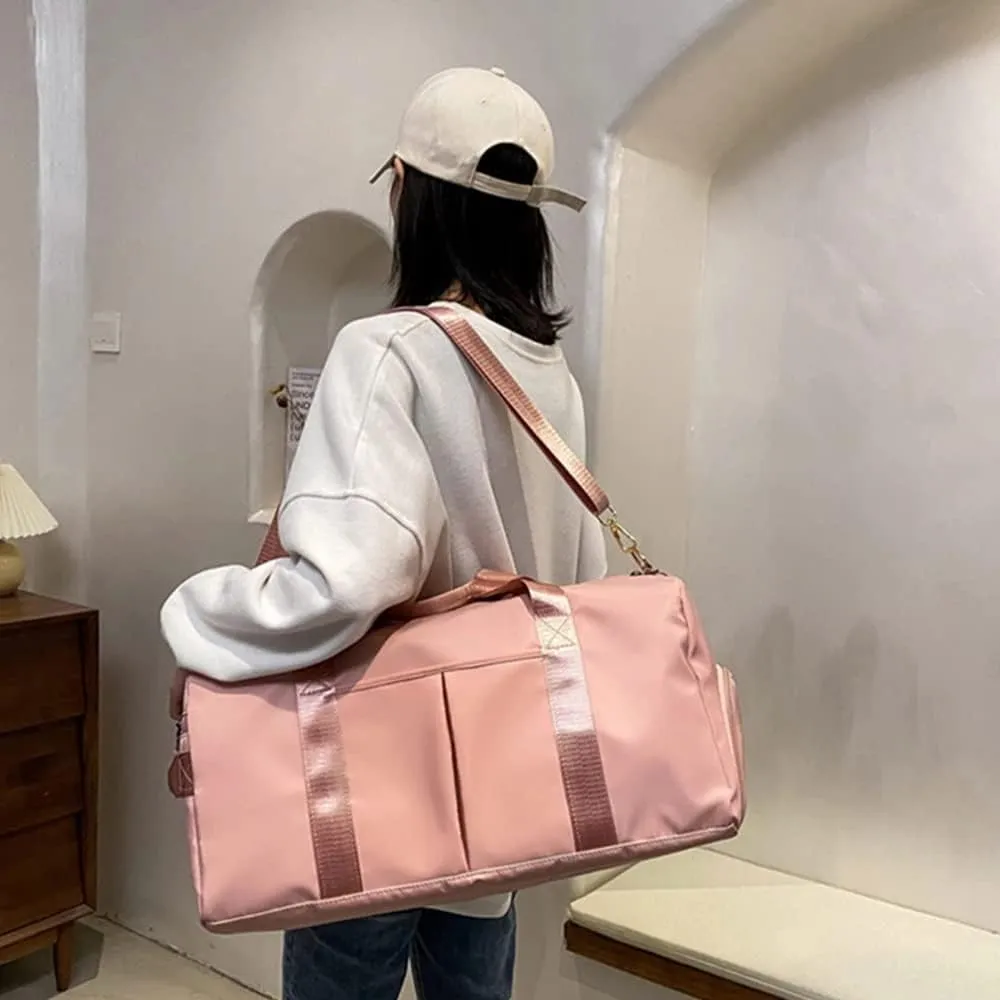 Women Travel Bags Duffle Bag Large Capacity Sports Storage Multi-Functional Shoulder Bag Girls(4,48cm*24cm*26cm)