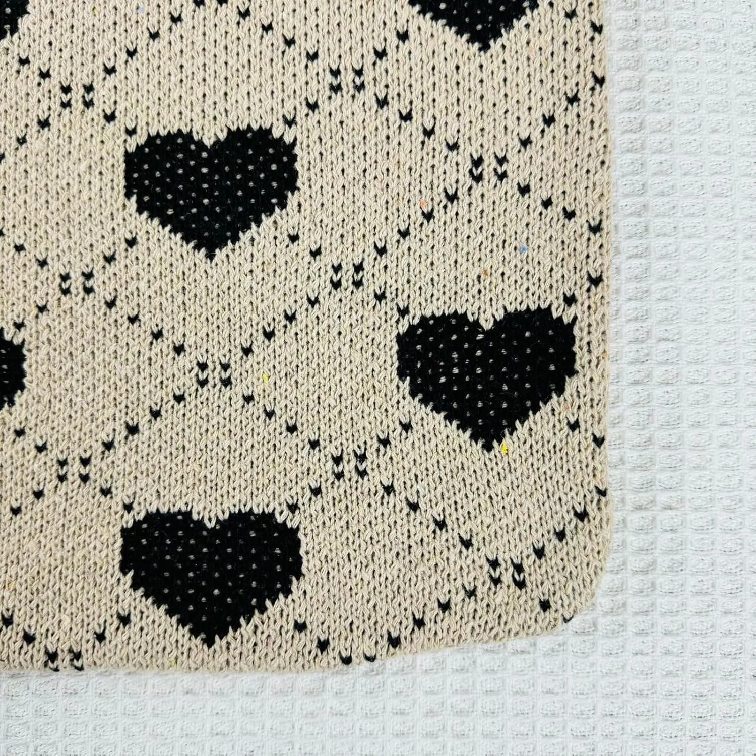Women's Crochet Tote Bags Boho Tote Bags Heart-shaped Beach Handbags Knit Vacation Aesthetic Casual Love Hobo Bags