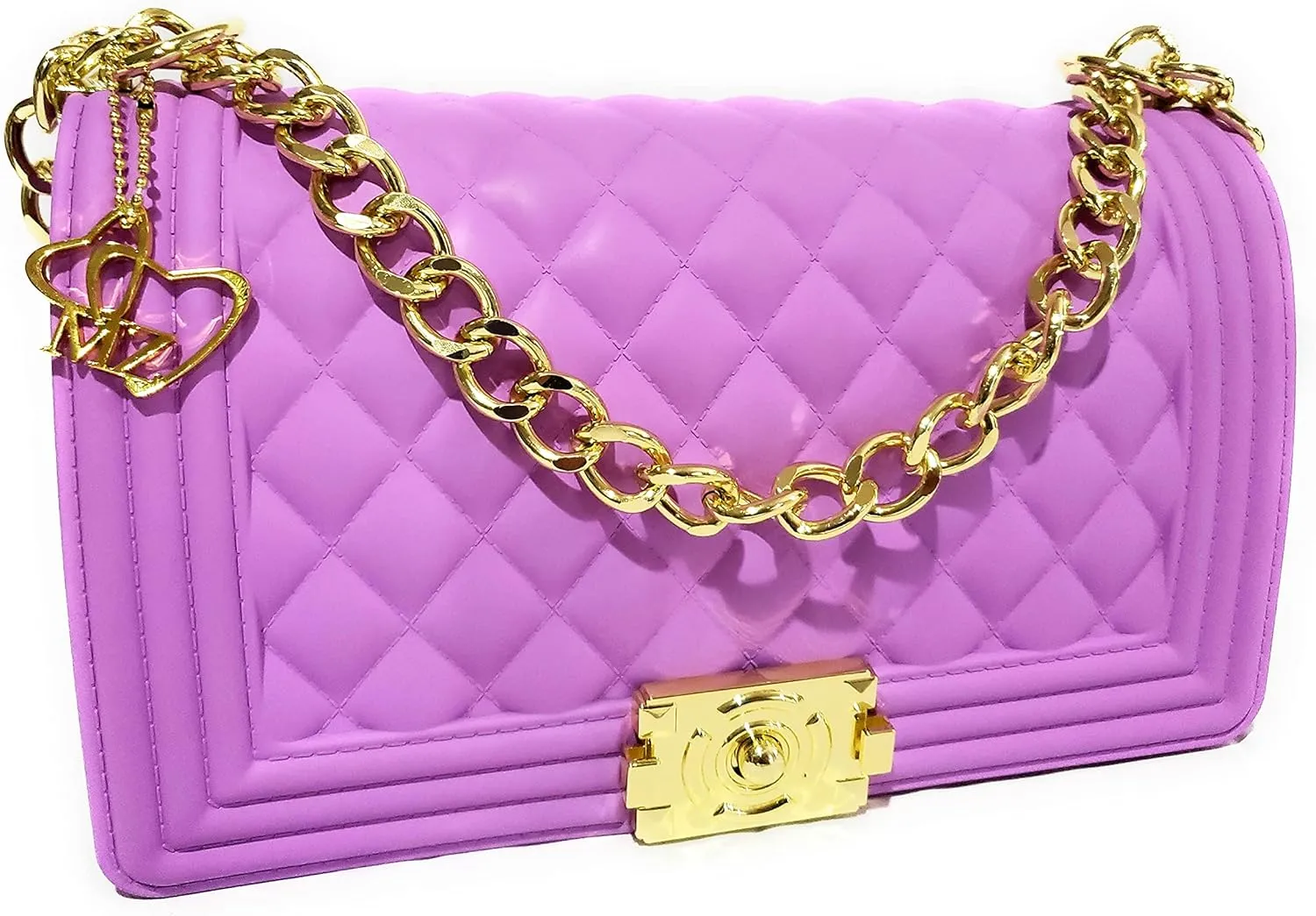 Women's Jelly/PVC Handbag - Medium, Crossbody Shoulder Purse for Everyday Use