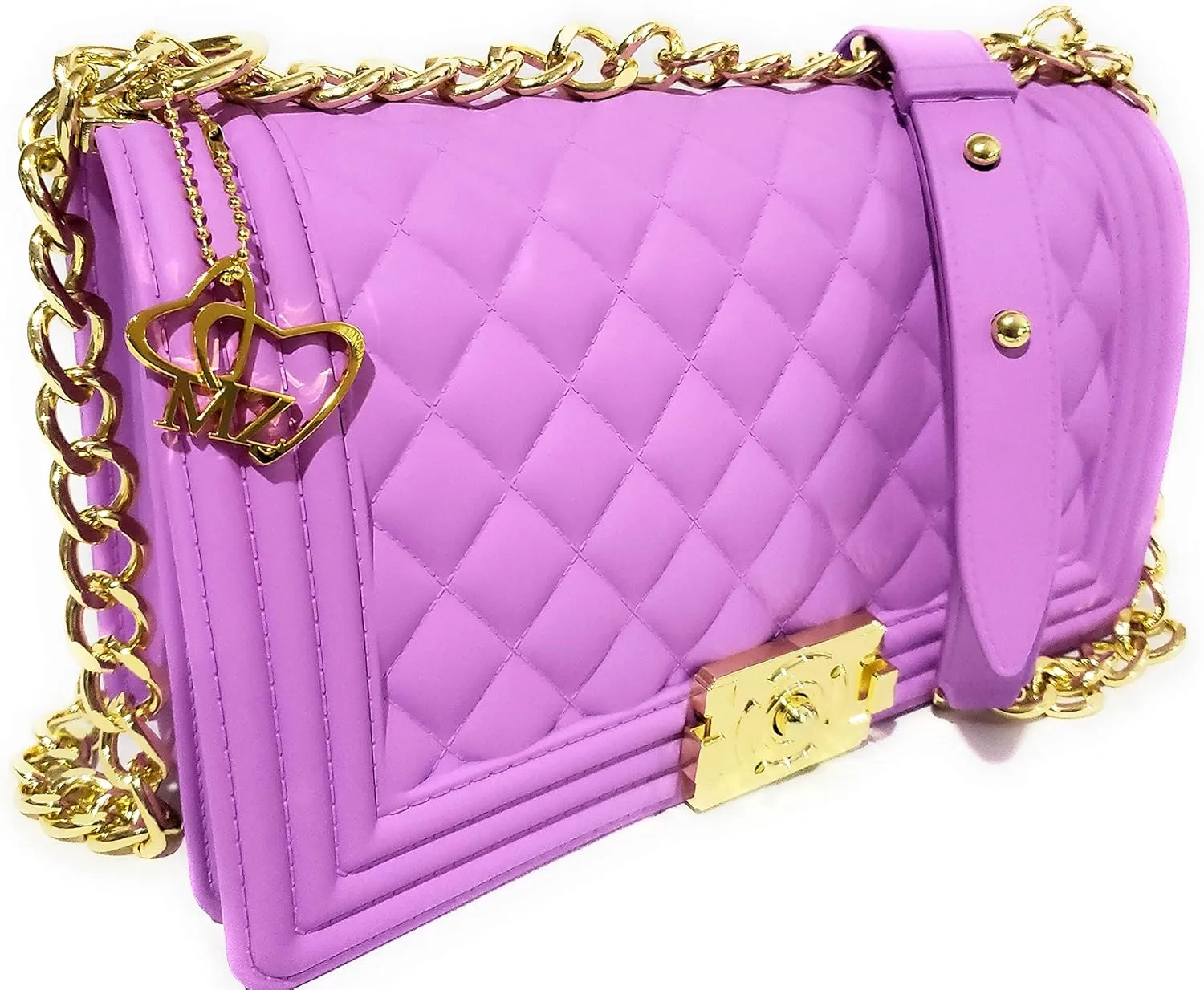 Women's Jelly/PVC Handbag - Medium, Crossbody Shoulder Purse for Everyday Use