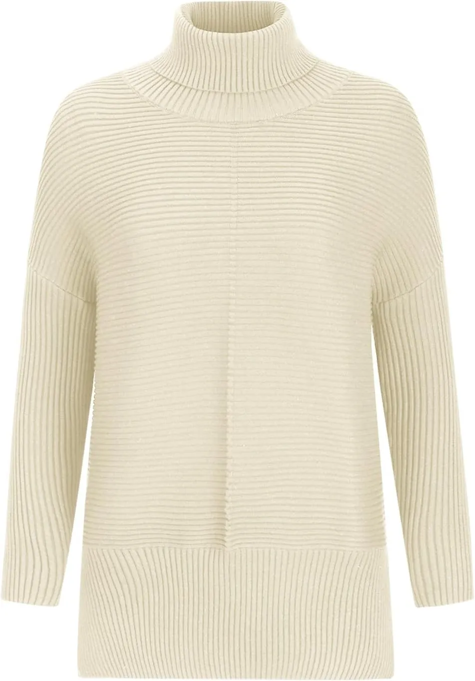 Womens Oversized Chunky Sweaters Turtleneck Long Sleeve Casual Pullovers Trendy Cable Knit Sweater
