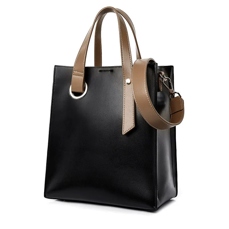 Women’s Shoulder Bag - Wide Strap Casual PVC