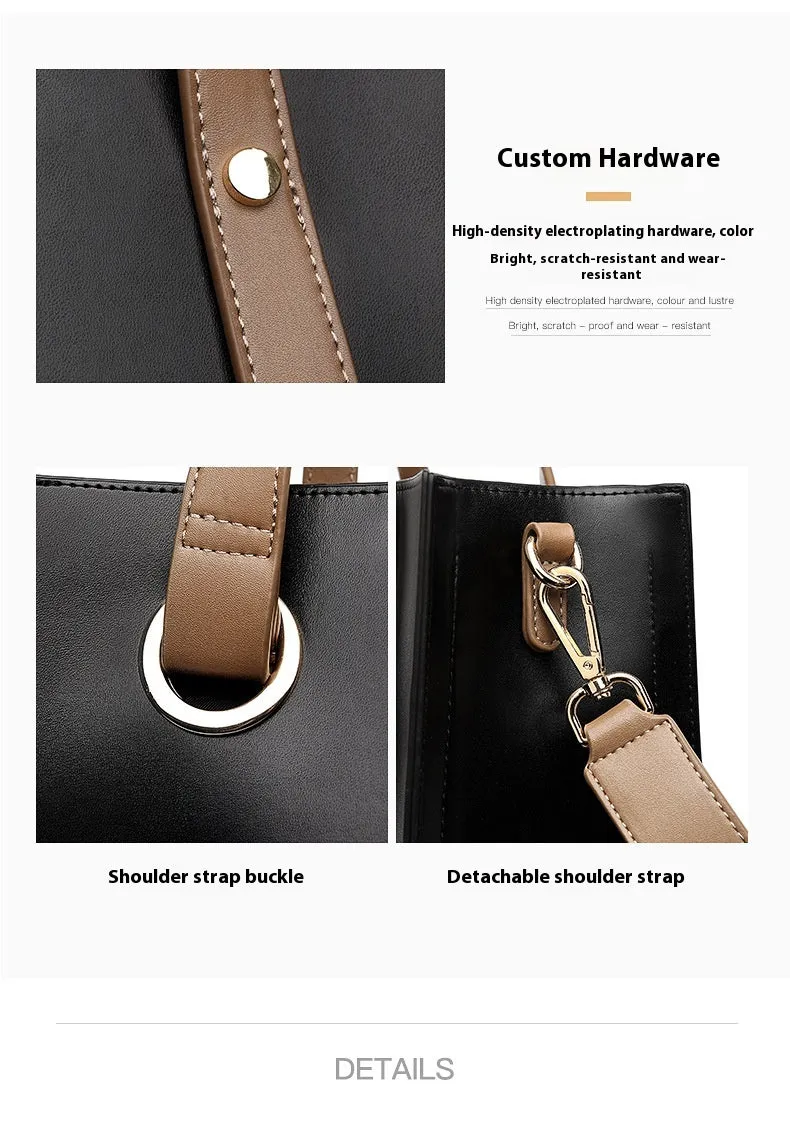Women’s Shoulder Bag - Wide Strap Casual PVC