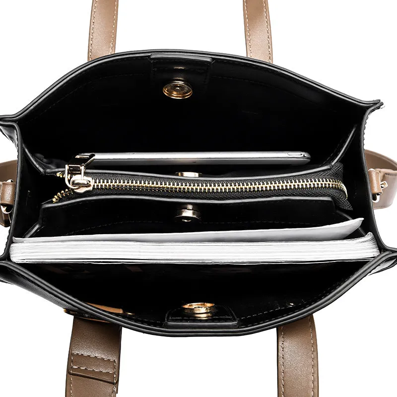 Women’s Shoulder Bag - Wide Strap Casual PVC