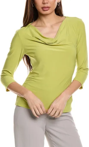 Women's Silky Knit Cowl Neck Top