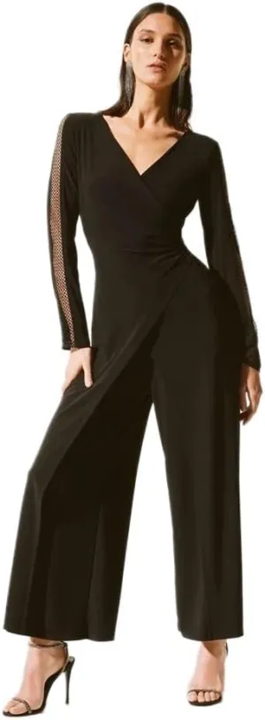 Women's Silky Knit Culotte Jumpsuit