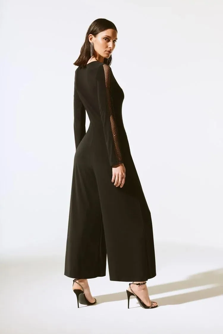 Women's Silky Knit Culotte Jumpsuit