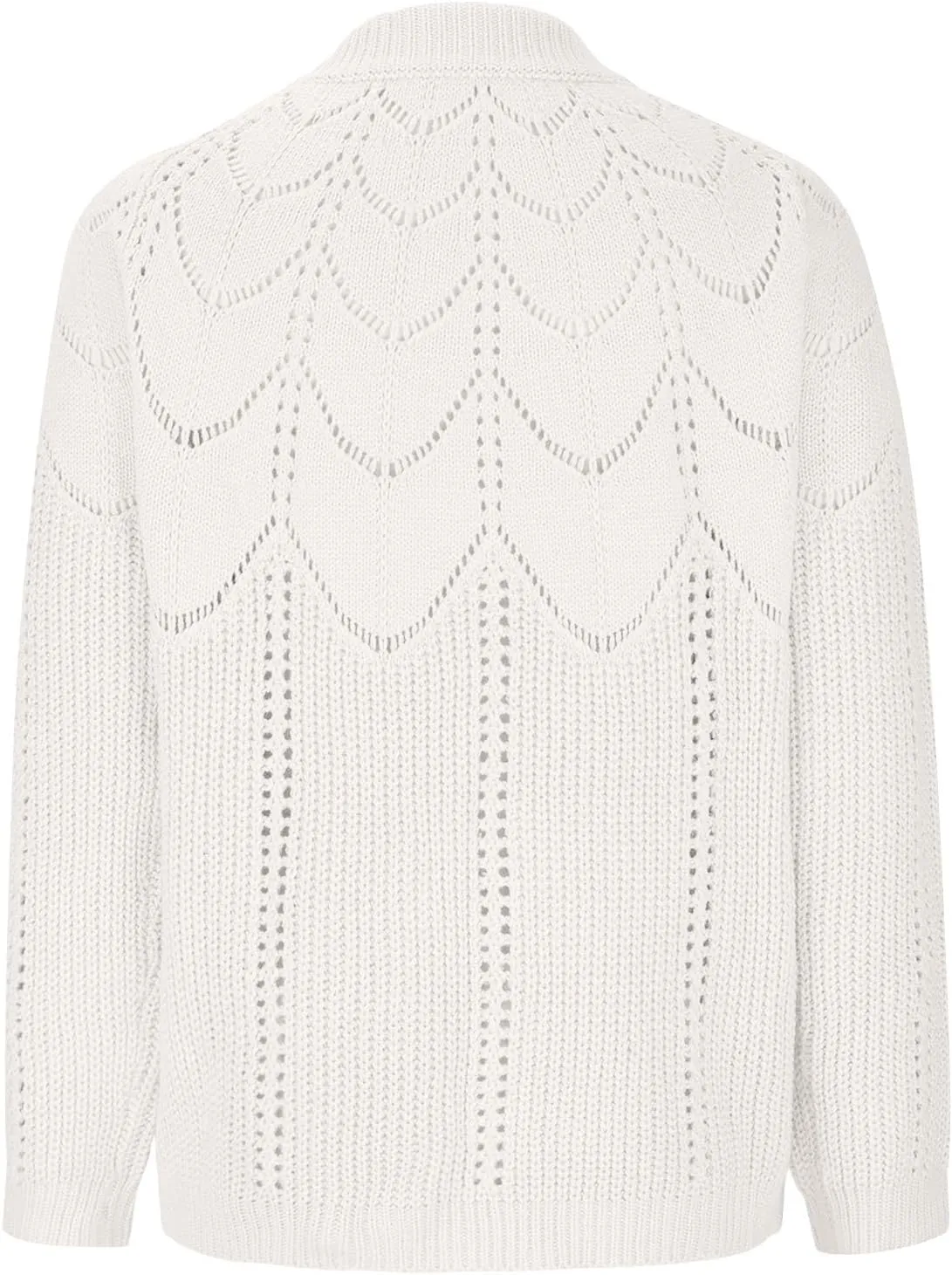 Women's Warm Knit Pullover Tops Chunky Cable Knit Pullover 2023 Fashion Sweaters Long Sleeve Crewneck Knitwear