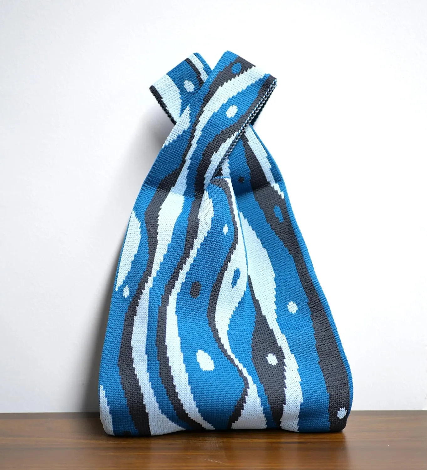 Women's Wrist bag Sleeve Knot Pouch Cute Handbag wristlet bags Portable Purse Gift Bag for Christmas