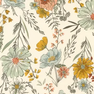 Woodland Wildflowers - Cream
