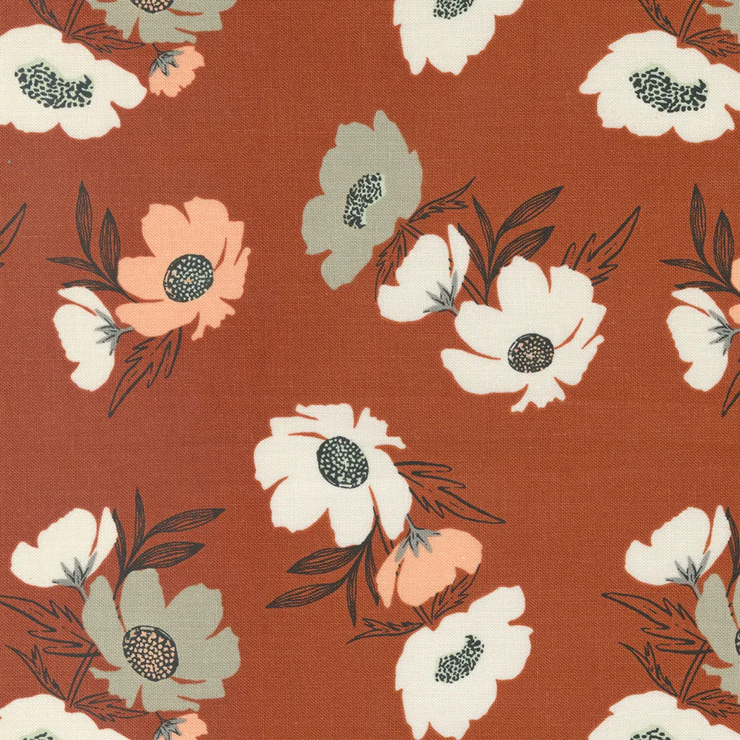 Woodland Wildflowers - Rust