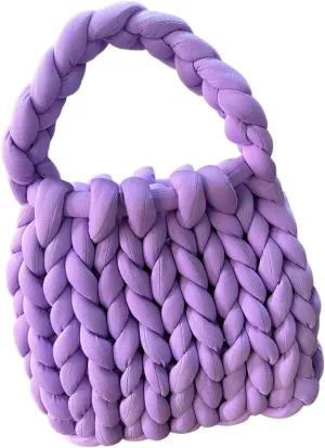 Woven Crochet Handbag for Women - Casual Knit Pouch for Summer Outings