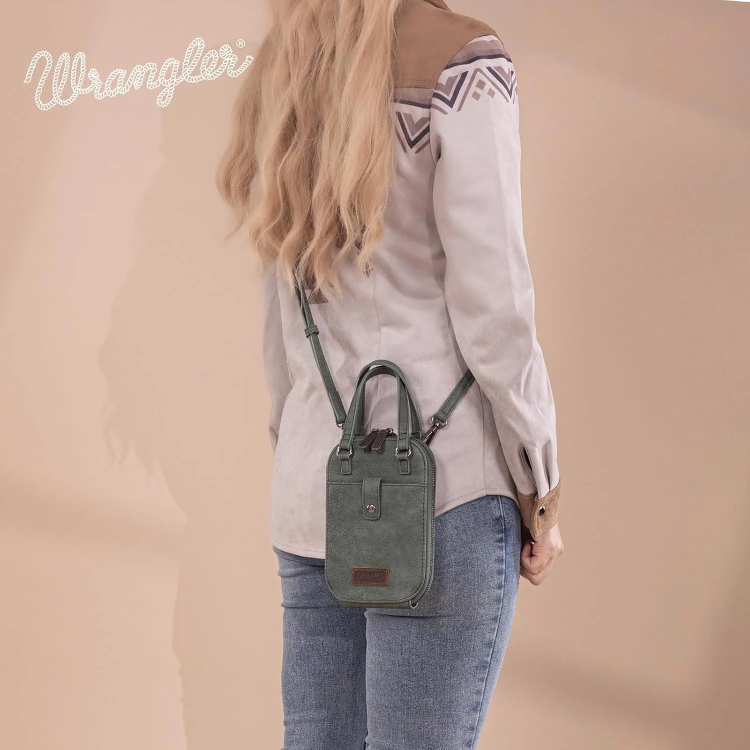 Wrangler Mini Cellphone Purse Crossbody Phone Bag for Women