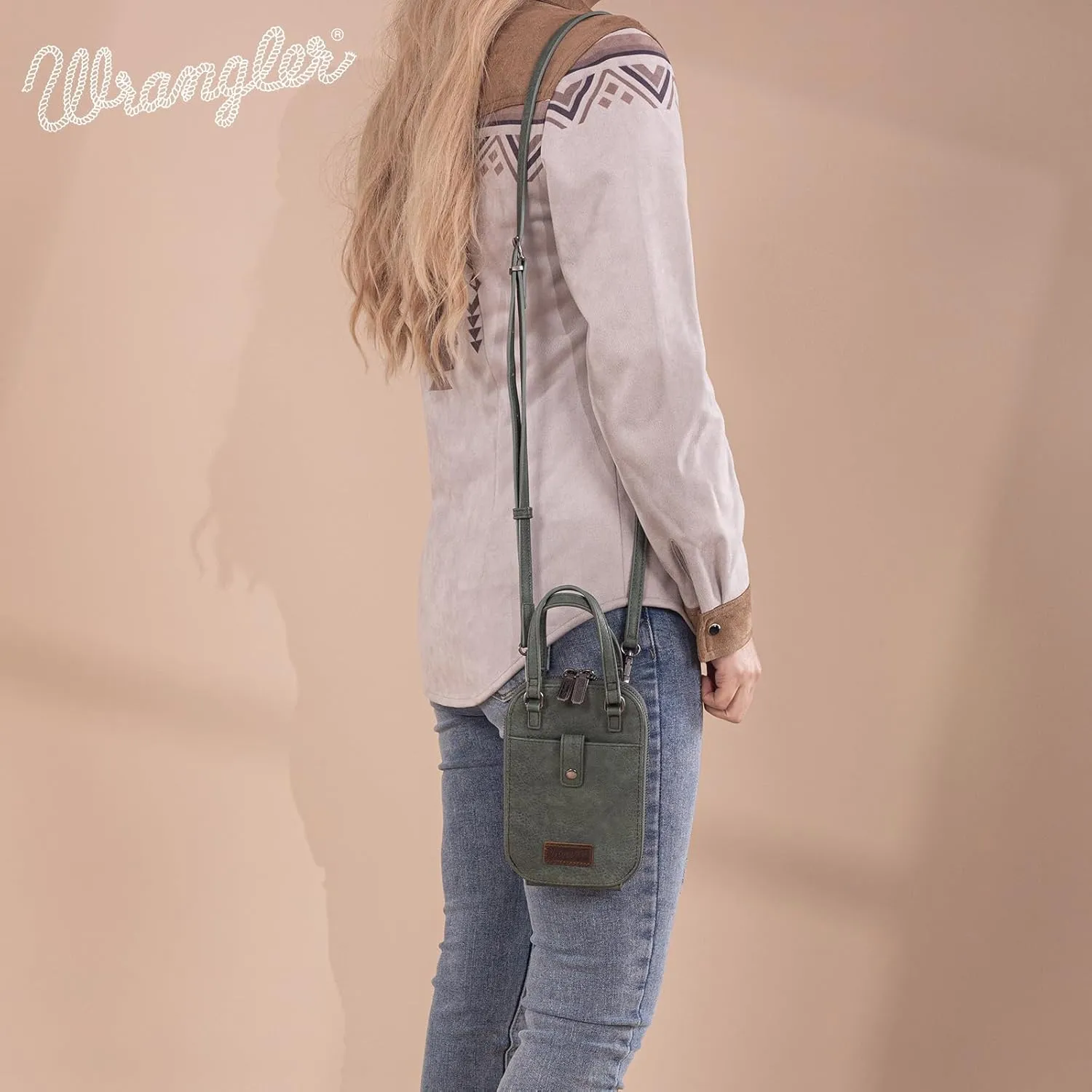 Wrangler Mini Cellphone Purse Crossbody Phone Bag for Women