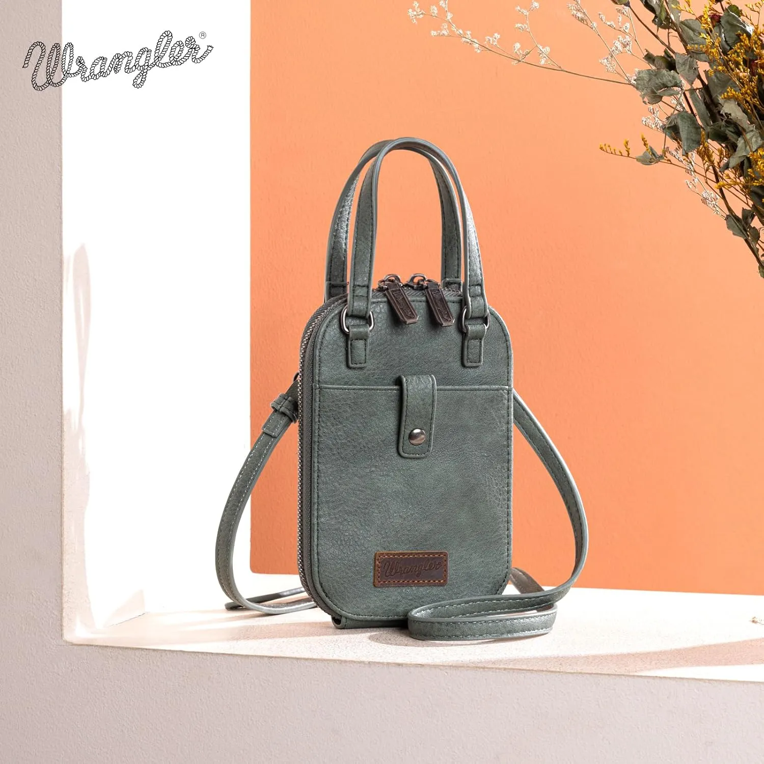 Wrangler Mini Cellphone Purse Crossbody Phone Bag for Women