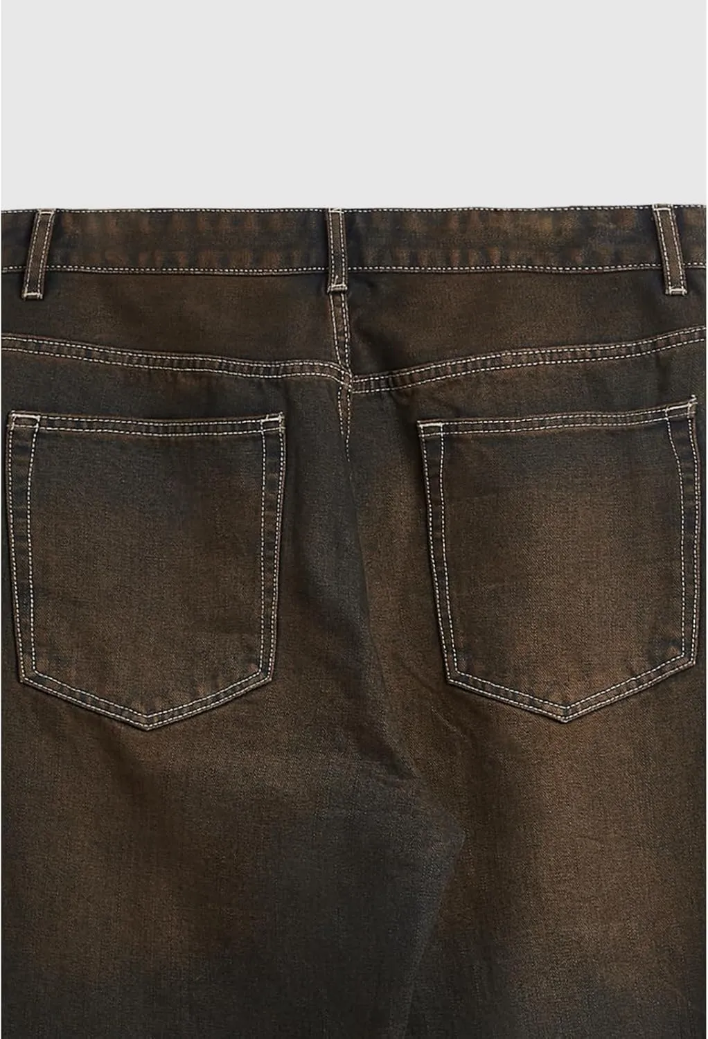 Y2k Baggy Jeans Men Vintage Hip Hop Style Skater Jeans Denim Loose Fit Dance Pants