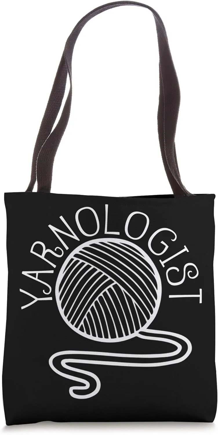 Yarnologist Knitting Fan Professional Yarn Collector Knitter Tote Bag